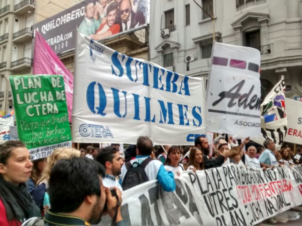 Alto Acatamiento al Paro del 4 de abril y multitudinarias marchas en todo el pais