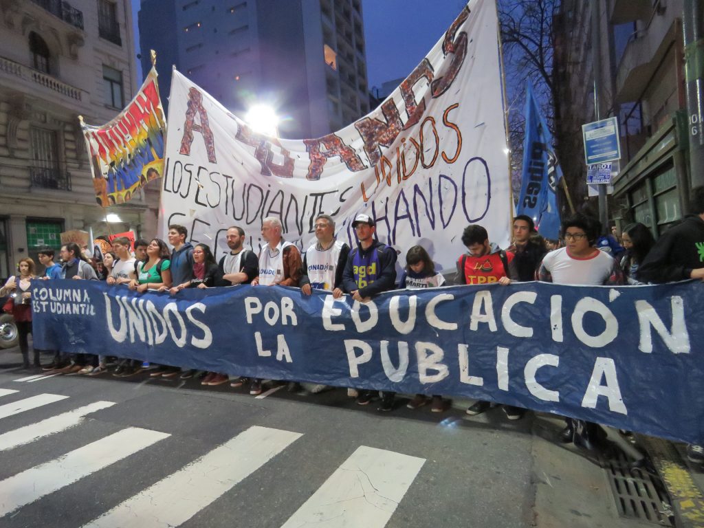 CONADU Histórica en la movilización a 40 años de la Noche de los Lápices