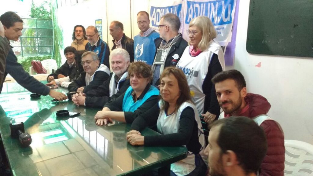 La Mesa Ejecutiva de CONADU Histórica sesionó en Jujuy en repudio al accionar represivo en la universidad