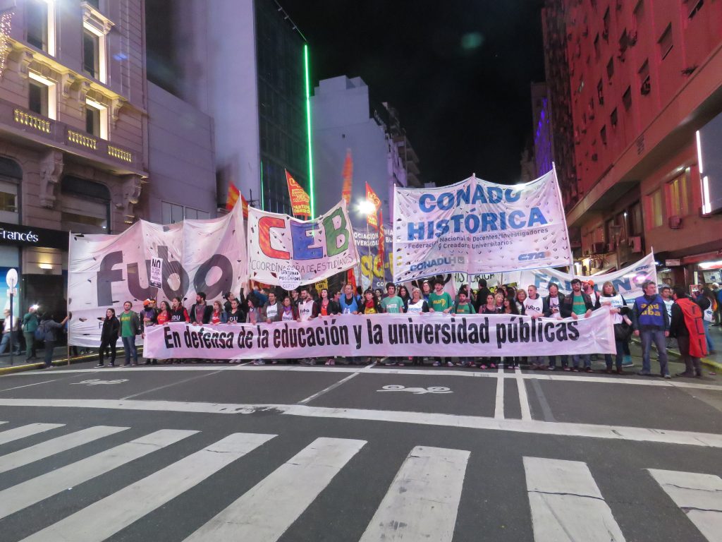 Marcha Nacional Universitaria: galería de imágenes