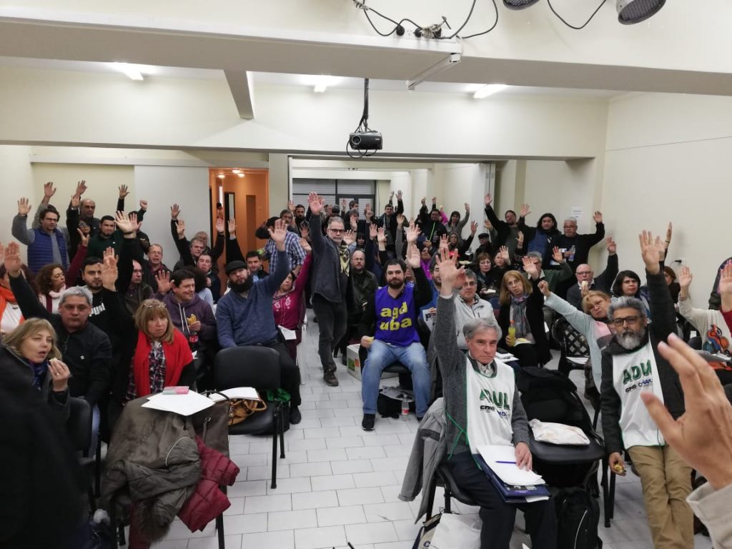 CONADU Histórica ratificó el cese total de actividades en las Universidades Nacionales