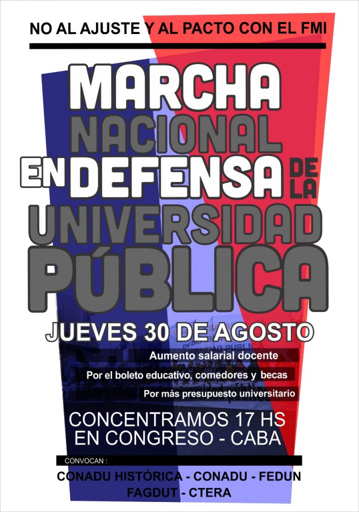 Con altísimo acatamiento al paro, crecen las movilizaciones en defensa de la Universidad Pública y el salario docente