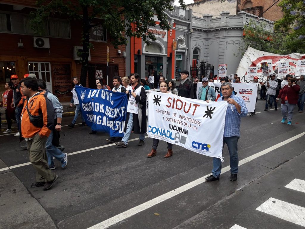 Movilizados en todo el país contra el presupuesto de ajuste de Macriy el FMI