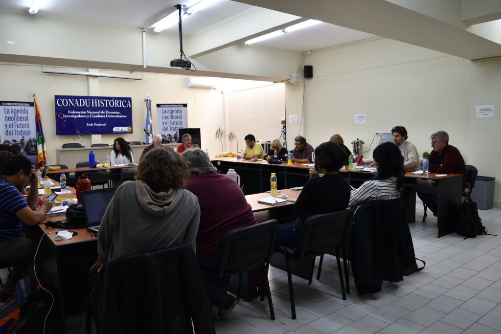 CONADU Histórica continúa el plan de lucha. Semana nacional de protesta del 1 al 6 de abril