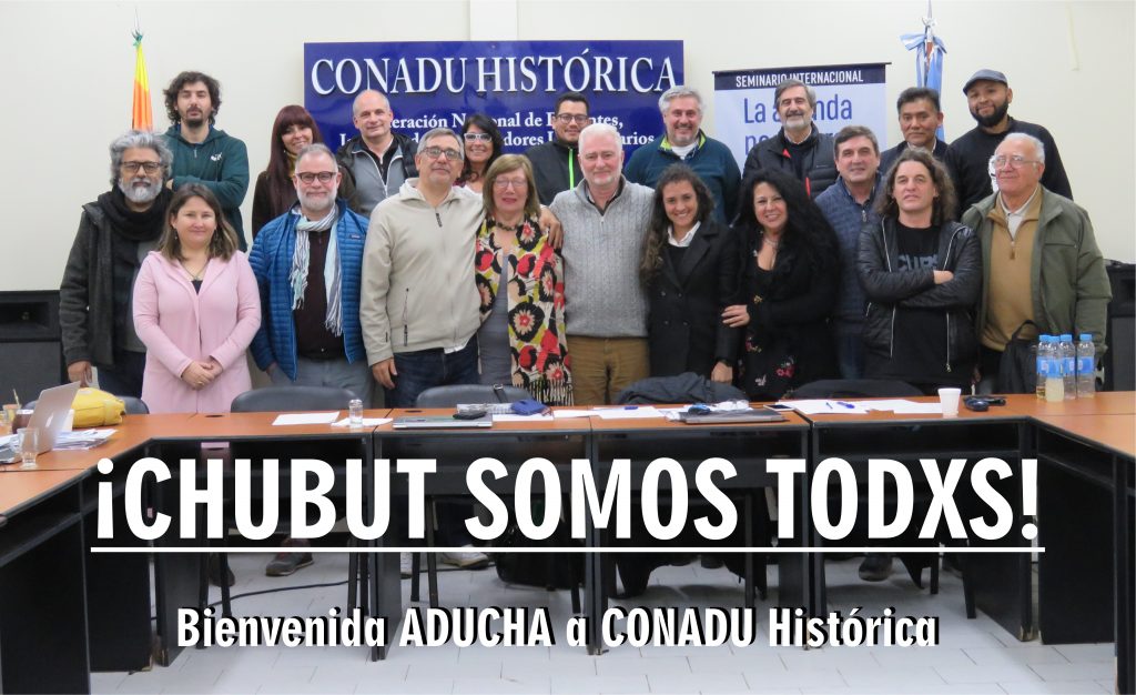 CONADU Histórica convocó a Jornada Nacional de lucha los días 28 y 30 de agosto en defensa del salario, las jubilaciones y el presupuesto universitario