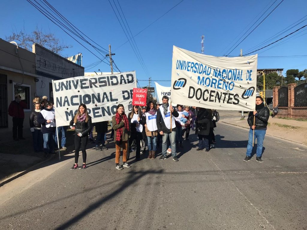 Pronunciamiento del Congreso de la CONADU Histórica en defensa de ADUNM (Moreno)