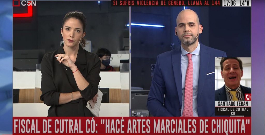 Repudio al fiscal Terán, solidaridad con la periodista Lucila Trujillo