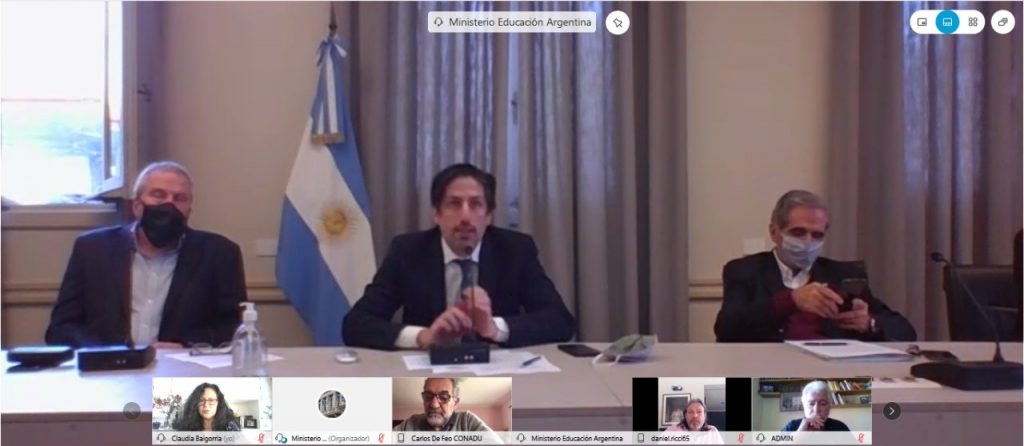 CONADU HISTÓRICA participó en la nueva reunión paritaria de la docencia universitaria y preuniversitaria