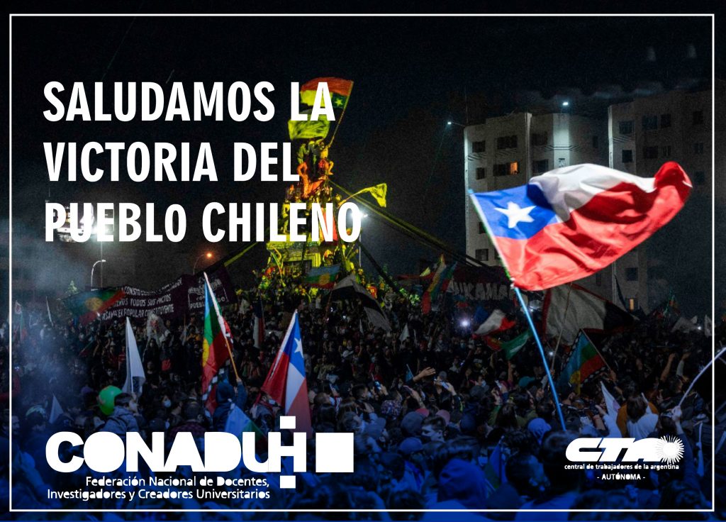 Una victoria popular para dejar atrás la Constitución de Pinochet