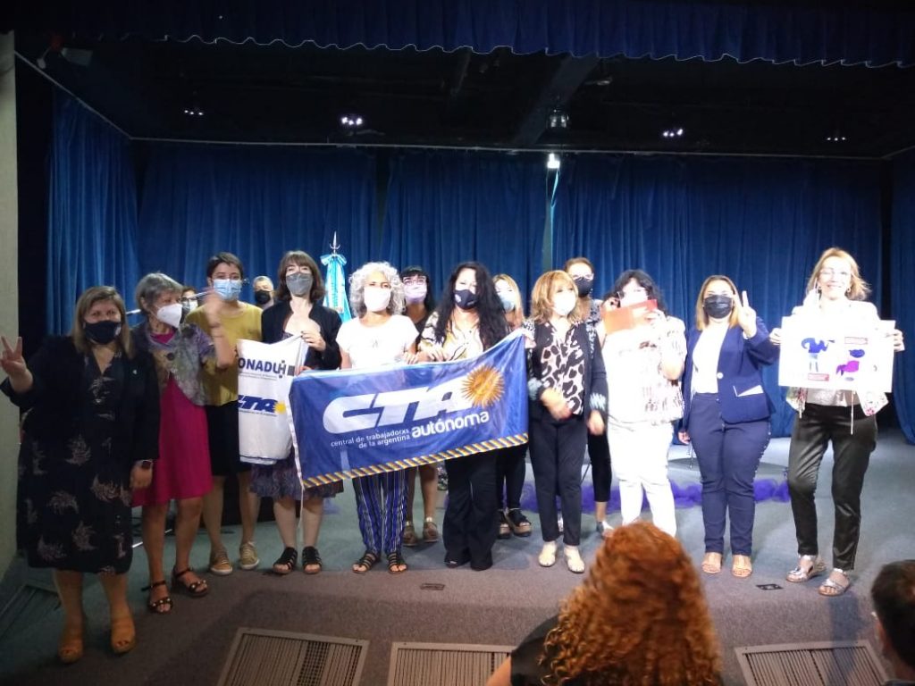 CONADU Histórica en la presentación de «Trabajar sin Violencias; aportes del sector sindical en Argentina»