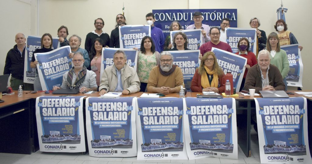 Viernes 13 de mayo, PARO NACIONAL de la docencia de las Universidades Nacionales. CONADU Histórica exige la urgente convocatoria a la paritaria salarial