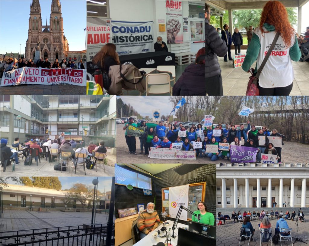 Contundente paro nacional docente universitario: continúa la pelea por la recomposición salarial y el presupuesto